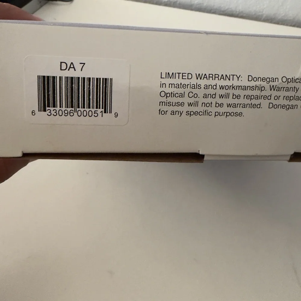 DO Optivisor DA7 Optical Glass Binocular Magnification Visor - NEW Made In USA